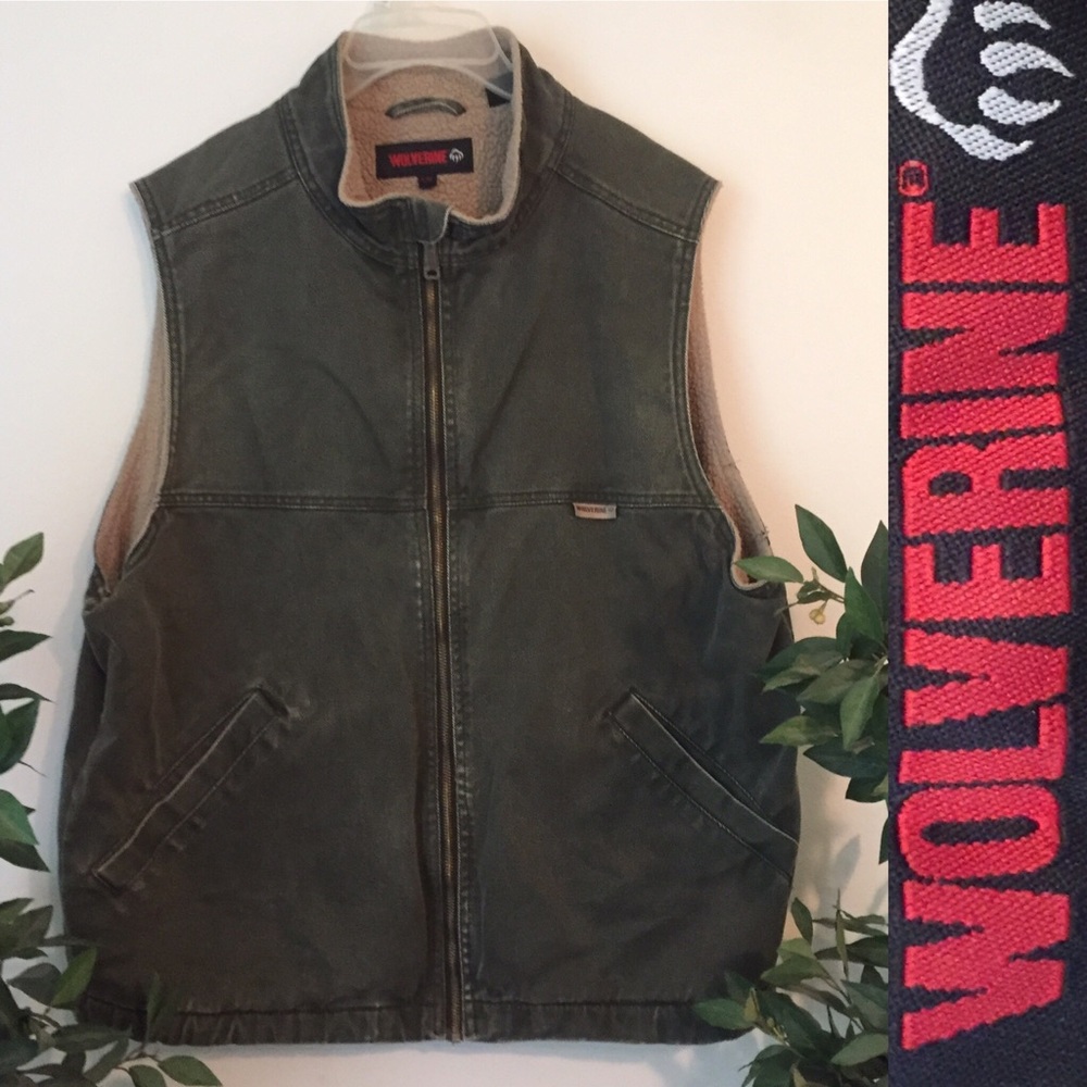 Men’s Wolverine Jacket Vest size Large